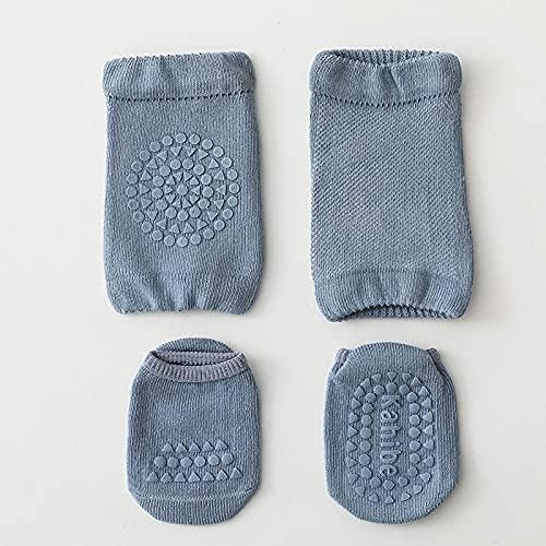 Unisex Toddler Non Slip Knee Pads and Socks Sets for Baby Boy Girls' Crawling Learn to Walk - Image 7